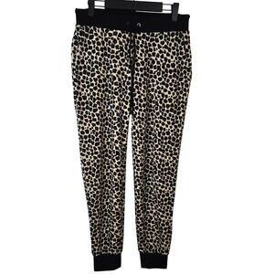 Juicy Couture Leopard‎ Print Joggers Women's Size S Drawstring Waist Y2K